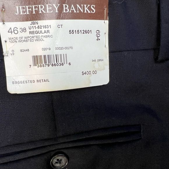 JEFFREY BANKS Wool Dress Pants - Picture 5 of 5
